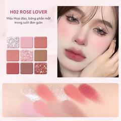 Bảng Phấn Mắt 9 Ô Hold Live Simple Specular Light Eyeshadow Palette