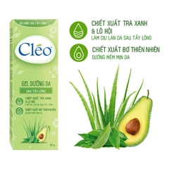 Gel Dưỡng Da Sau Tẩy Lông Cléo Dưỡng Ẩm Và Dịu Da Post Depilatory Soothing Gel 50g