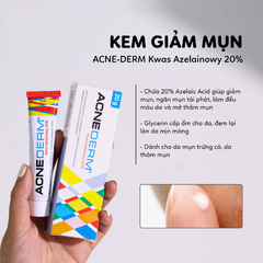 Kem Trị Mụn, Mờ Thâm Acne-Derm Kwas Azelainowy 20% 20g