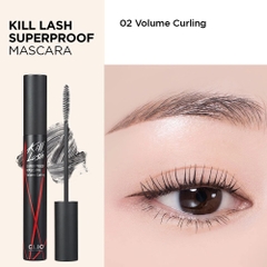 Mascara Chải Mi Chống trôi, Không Lem CLIO Kill Lash Superproof Mascara 7g