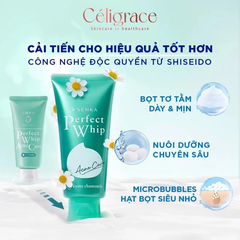 Sữa Rửa Mặt Senka Dành Cho Da Mụn Perfect Whip Acne Care