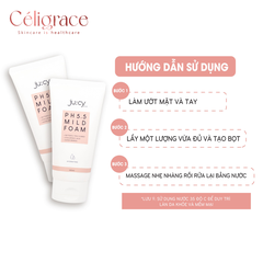 [Mẫu Mới] Sữa Rửa Mặt Ju:cy pH5.5 Mild Foam 130ml