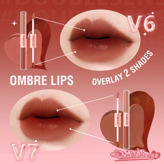 Son Kem Tint Lì PINKFLASH 2 Đầu Duo Lip Gloss PF-L13 1.3g*2
