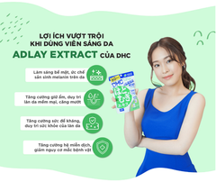 Viên Uống DHC Trắng Da Từ Bột Ý Dĩ Adlay Extract (30 Viên/30 Ngày) - Dạng Túi