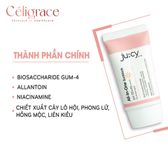 [Tuýp Mới 50ml] Kem Chống Nắng Ju:cy Nâng Tone All-In-One Sunblock SPF50+ PA++++