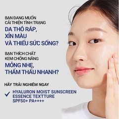[SPECSAL24] Kem Chống Nắng Innisfree Dưỡng Ẩm Và Cải Thiện Nếp Nhăn True Hyaluron Moisture Sunscreen SPF50+PA++++ 50mL