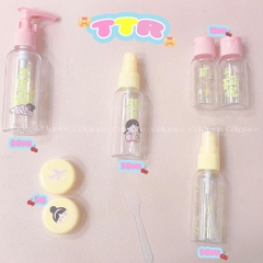 CM-2348 [SET 8 MÓN] - Bộ Chiết Mỹ Phẩm TTR (Hồng)