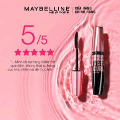 Mascara MAYBELLINE Làm Dài Và Cong Mi, Không Lem Không Trôi The Hyper Curl Mascara 9.2g (Đen Hồng)