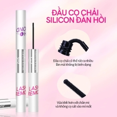 Keo Dán Mi MLEN DIARY 2 Đầu Chải Dạng Mascara 4IN1 Kết Hợp Dung Dịch Tẩy Keo 8g