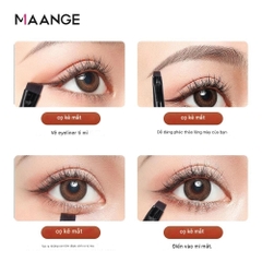 MAANGE - Bộ 4 Cọ Kẻ Viền Mắt & Mày 51174