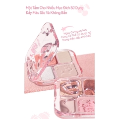 Bảng Phấn Bắt Sáng Và Highlight VEECCI 4 Ô Tự Nhiên Lâu Trôi 9g