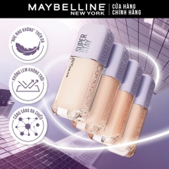 Kem Nền MAYBELLINE Bắt Sáng Che Phủ Hoàn Hảo, Bền Màu Lâu Trôi Super Stay 30H Lumi Matte Fondation SPF 16 35ml (Nắp Tím)