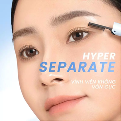 Mascara FOCALLURE Siêu Mịn 2mm Chống Thấm Nước Có Lược Chải Mi Làm Cong LE01 (Xanh)