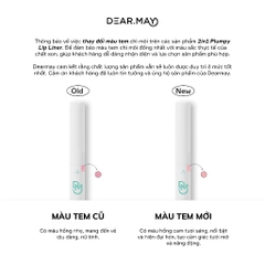 Chì Kẻ Viền Môi Dearmay Tạo Khối Môi 2 Đầu 2In1 Plumpy Lip Liner 0.46g