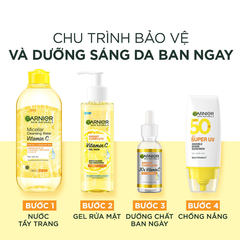 Serum Garnier Tinh Chất Tăng Cường Sáng Da Mờ Thâm GARNIER Light Complete Vitamin C 30X Booster Serum 30ml
