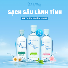 Nước Tẩy Trang Senka Ngăn Ngừa Mụn All Clear Water Acne Care 230ml