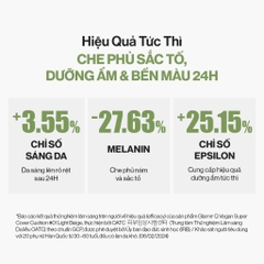 Phấn Nước GLAMRR Q Kiềm Dầu, Che Phủ Cao Vegan Super Cover Cushion SPF50+/PA++