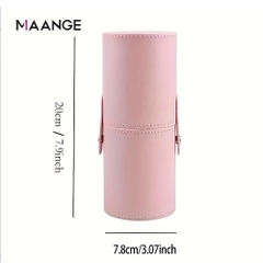 MAANGE - Ống Đựng Cọ Có Ghim Cài 1408 (Hồng)