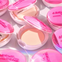 Phấn Phủ Nén Có Nhũ, Kiềm Dầu About Tone Raise Your Beauty Tone Glow 8g (Hồng)