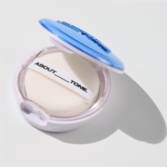 Phấn Phủ Nén Kiềm Dầu, Màu Trong Suốt About Tone Air Fit Powder Pact 8g (Xanh)