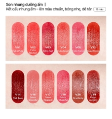 Son BBIA Kem Nhung Thuần Chay Last Velvet Tint Re-new Version 5g