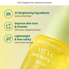 Tinh Chất GOODAL Hỗ Trợ Làm Sáng Da, Mờ Đốm Nâu Green Tangerine Vita C Dark Spot Care Serum 40ml