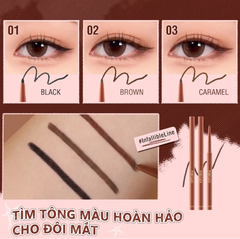 Chì Kẻ Mắt PINKFLASH Dạng Gel Chống Thấm Nước, Lâu Trôi Pro Touch Pencil Eyeliner PF-E13 0.1g