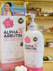Sữa Dưỡng Thể Precious Skin Alpha Arbutin Dưỡng Trắng Da 3 Plus + Collagen 500ml