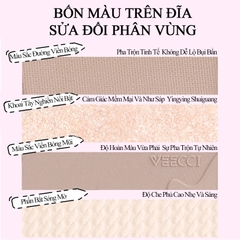 Bảng Phấn Bắt Sáng Và Tạo Khối VEECCI Tự Nhiên Lâu Trôi Chống Nước 8.6g