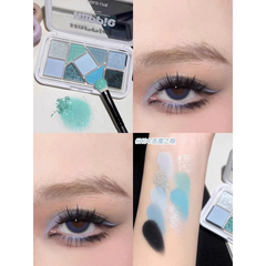 Bảng Phấn Mắt HOLD LIVE 9 Ô Small Powder Frame Eyeshadow Palette HL630 (Happie) 10g