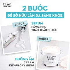 Kem Dưỡng Ẩm OLAY LUMINOUS Ngày Và Đêm Dưỡng Sáng Da 50g