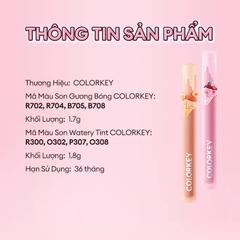 [Phiên Bản ICE CREAM] Son COLORKEY Ngọt Ngào Thời Thượng 1.7g