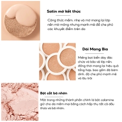 Phấn Nước Kiềm Dầu, Che Phủ Cao LIME Real Cover Pink Cushion SPF 50+/PA+++ 20g