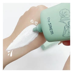 Kem Chống Nắng Nâng Tông, Cân Bằng Ẩm, Chiết Xuất Rau Má THE SAEM Eco Earth Extra Cica Sun Cream SPF50+/PA++++ 50g