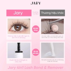 Keo Dán Mi 2 Đầu 4 Trong 1 Jary 4in1 Lash Bond & Remover
