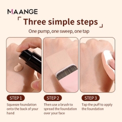 MAANGE - Cọ Tán Kem Nền Dạng Lông Đầu Dẹt 51580