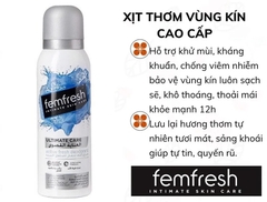 Xịt Thơm Mát Vùng Kín Femfresh Khử Mùi, Lưu Hương 12H Ultimate Care Active Deodorant Spray 125ml