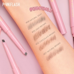 Chì Kẻ Lông Mày Chống Nước Giữ Màu Tích Hợp Đầu Cọ Chải Tiện Dụng PINKFLASH 0.2g