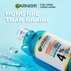 Serum GARNIER Dưỡng Sáng Da, Mờ Thâm Nám Skin Naturals Bright Complete Anti - Acne Booster Serum 30ml