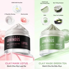 Mặt Nạ Colorkey Đất Sét Bùn Khoáng, Hoa Sen Sạch Mịn Màng Luminous Cleansing Clay Mask 60g