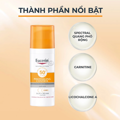 Kem Chống Nắng Eucerin Kiềm Dầu & Ngừa Mụn Sun Dry Touch Acne Oil Control SPF 50+ 50ml