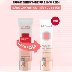 Kem Chống Nắng Cell Fusion C Nâng Tông Ráo Mịn Kiềm Dầu Brightening Tone Up Sunscreen 100 Spf50+ Pa ++++