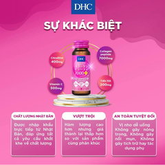 Nước Uống Bổ Sung Collagen DHC Dưỡng Da Căng Mịn, Ngừa Lão Hoá Collagen Beauty 7000 Plus