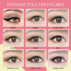 Bút Kẻ Mắt Nước PINKFLASH Chống Nước Lâu Trôi Waterproof Easy Eyeliner PF-E01 0.6g