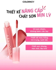 Son Kem Nhung, Mịn Lì Colorkey Airy Velvet Lip Lacquer 2.5g (Phiên Bản Mới)