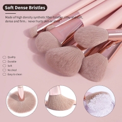 MAANGE - Bộ 10 Cọ Trang Điểm Pinkedition Kèm Hộp Giấy Đựng Cọ 55075