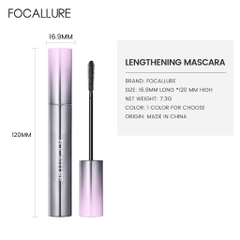 Mascara FOCALLURE Đầu Cọ Sợi Mảnh Lenthening BK01 7.3G