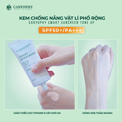 Kem Chống Nắng Caryophy Nâng Tông Smart Sunscreen Tone Up SPF50+/PA+++ 50ml