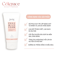 [Mẫu Mới] Sữa Rửa Mặt Ju:cy pH5.5 Mild Foam 130ml
