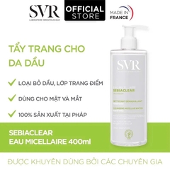 Nước Tẩy Trang SVR Micellar Giúp Loại Bỏ Dầu Cho Da Sebiaclear Eau Micellaire